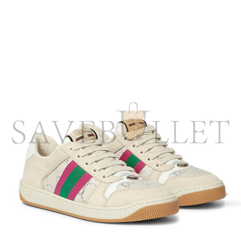 G*u*i screener leather sneakers 577684